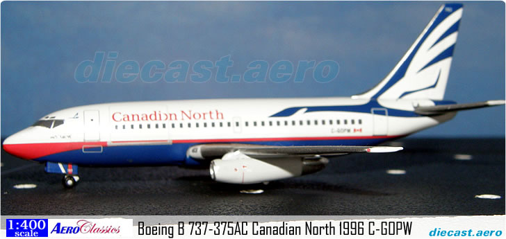 Boeing B 737-375AC Canadian North 1996 C-GOPW