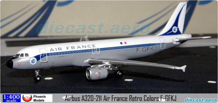 Airbus A320-211 Air France Retro Colors F-GFKJ