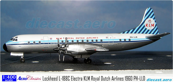 Lockheed L-188C Electra KLM Royal Dutch Airlines 1960 PH-LLD