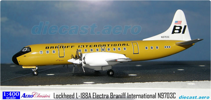 Lockheed L-188A Electra Braniff International N9703C