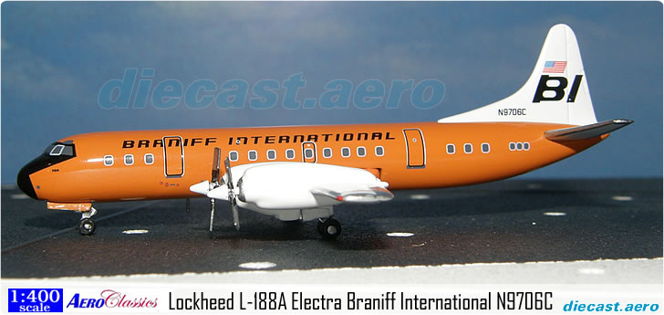 Lockheed L-188A Electra Braniff International N9706C