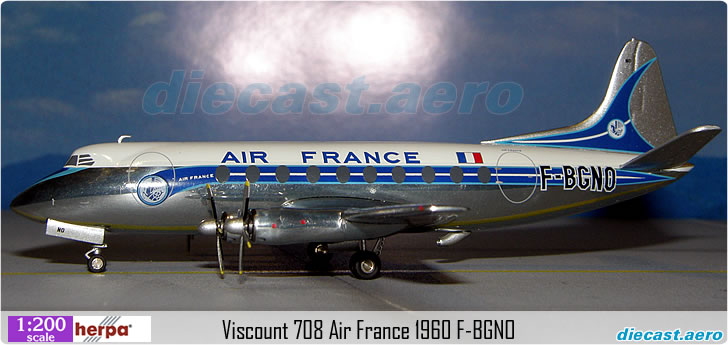 Vickers Viscount 708 Air France 1960 F-BGNO