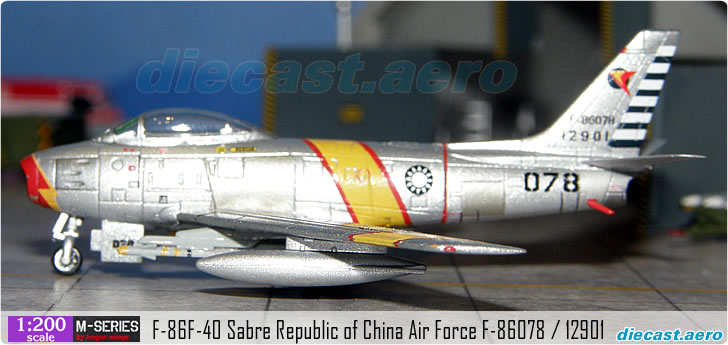 F-86F-40 Sabre Republic of China Air Force F-86078 / 12901