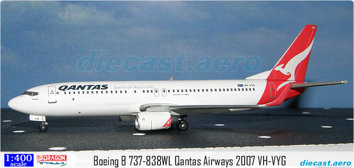 Boeing B 737-838WL Qantas Airways 2007 VH-VYG
