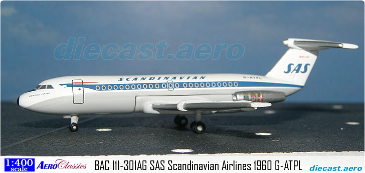 BAC 111-301AG SAS Scandinavian Airlines 1960 G-ATPL
