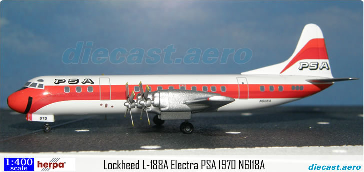 Lockheed L-188A Electra PSA 1970 N6118A