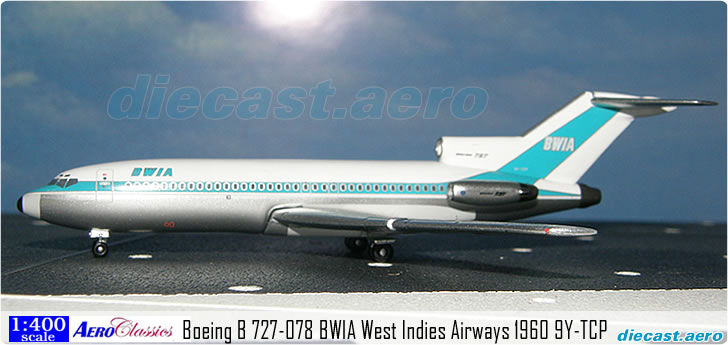 Boeing B 727-078 BWIA West Indies Airways 1960 9Y-TCP