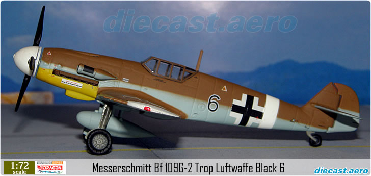 Messerschmitt Bf 109G-2 Trop Luftwaffe Black 6