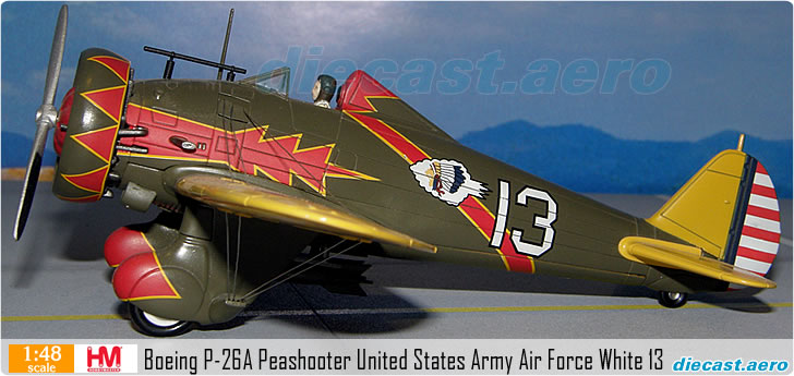 Boeing P-26A Peashooter United States Army Air Force White 13