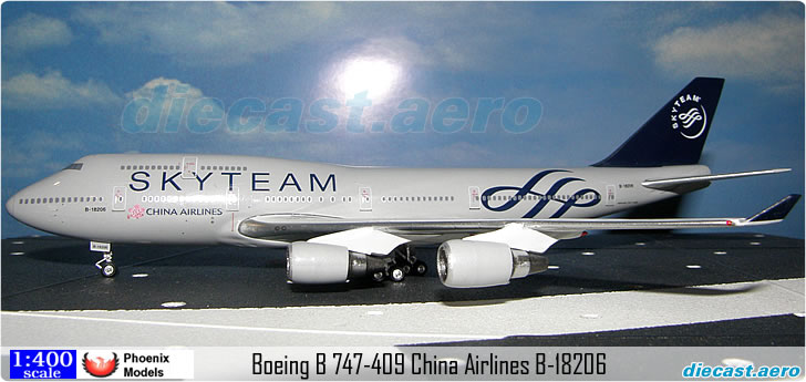 Boeing B 747-409 China Airlines B-18206