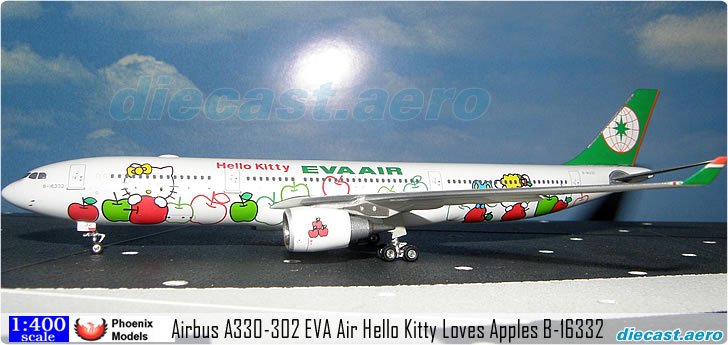 Airbus A330-302 EVA Air Hello Kitty Loves Apples B-16332