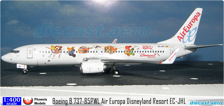 Boeing B 737-85PWL Air Europa Disneyland Resort EC-JHL