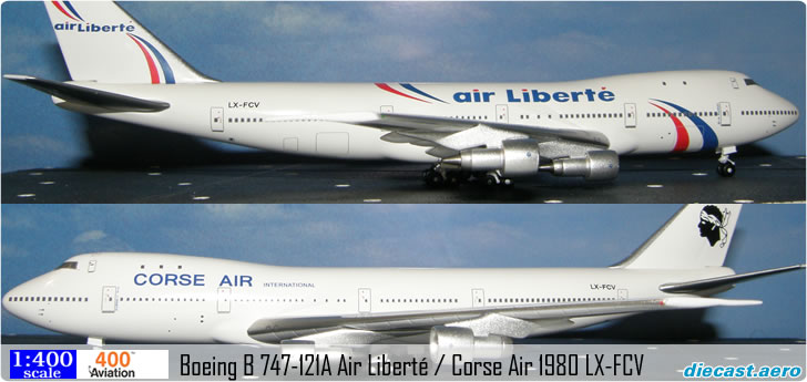 Boeing B 747-121A Air Libert / Corse Air 1980 LX-FCV