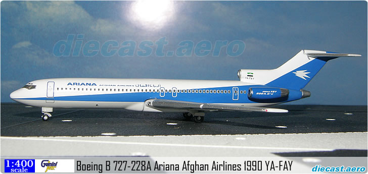 Boeing B 727-228A Ariana Afghan Airlines 1990 YA-FAY
