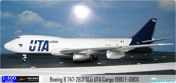 Boeing B 747-2B3FSCD UTA Cargo 1980 F-GBOX