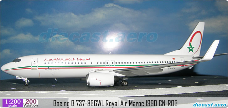 Boeing B 737-8B6WL Royal Air Maroc 1990 CN-ROB