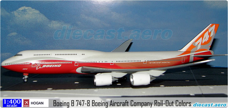 Boeing B 747-8 Boeing Aircraft Company Roll-Out Colors