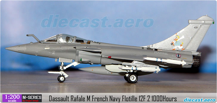 Dassault Rafale M French Navy Flotille 12F 2 1000Hours
