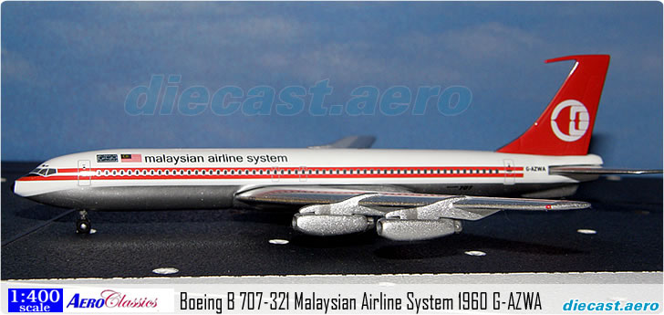 Boeing B 707-321 Malaysian Airline System 1960 G-AZWA