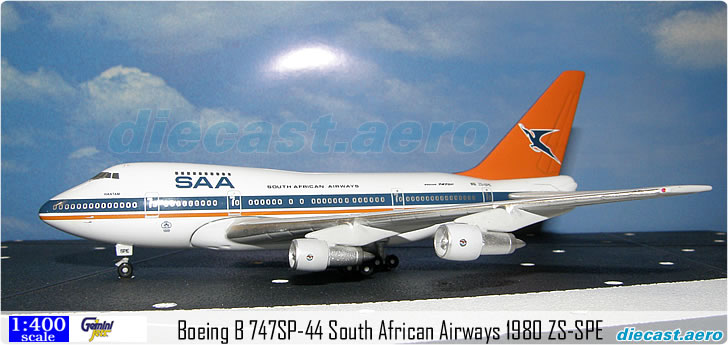 Boeing B 747SP-44 South African Airways 1980 ZS-SPE
