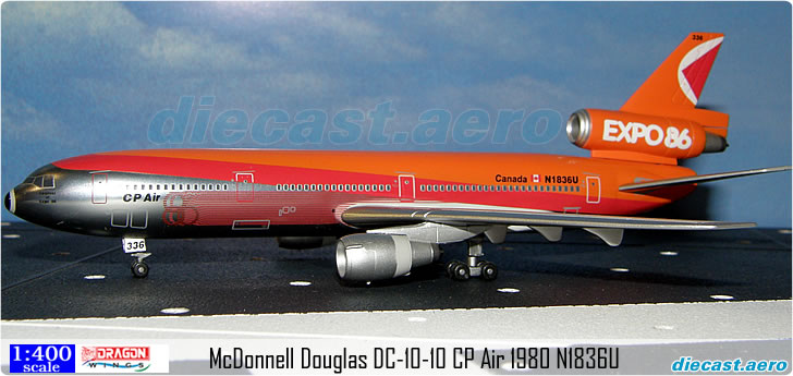 McDonnell Douglas DC-10-10 CP Air 1980 N1836U