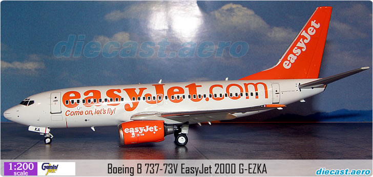 Boeing B 737-73V EasyJet 2000 G-EZKA