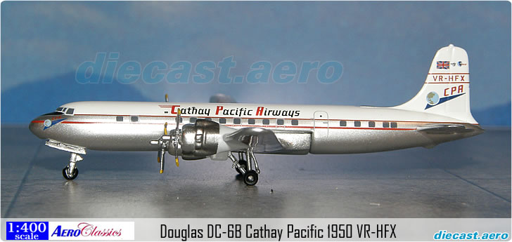 Douglas DC-6B Cathay Pacific 1950 VR-HFX