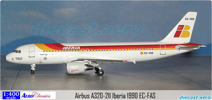 Airbus A320-211 Iberia 1990 EC-FAS