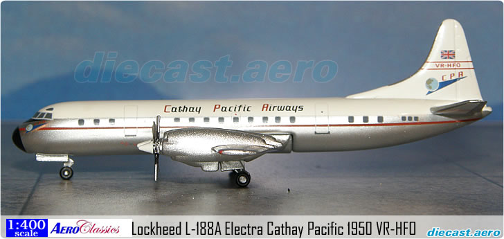 Lockheed L-188A Electra Cathay Pacific 1950 VR-HFO
