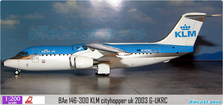 BAe 146-300 KLM cityhopper uk 2003 G-UKRC