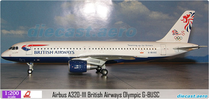 Airbus A320-111 British Airways Olympic G-BUSC