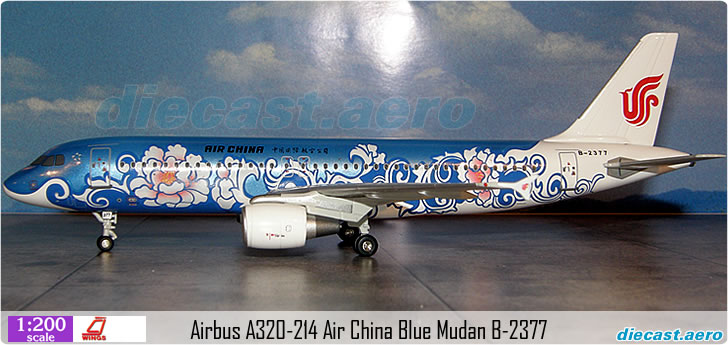 Airbus A320-214 Air China Blue Mudan B-2377