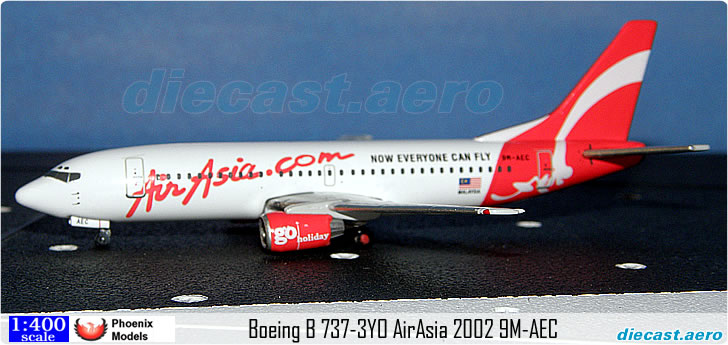 Boeing B 737-3YO AirAsia 2002 9M-AEC