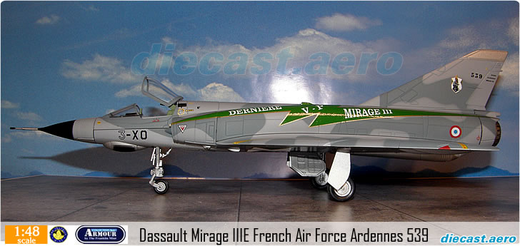 Dassault Mirage IIIE French Air Force Ardennes 539