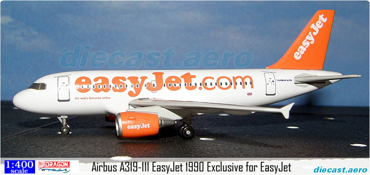 Airbus A319-111 EasyJet 1990 Exclusive for EasyJet