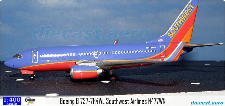 Boeing B 737-7H4WL Southwest Airlines N477WN
