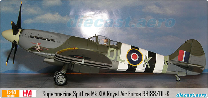 Supermarine Spitfire Mk XIV Royal Air Force RB188/DL-K