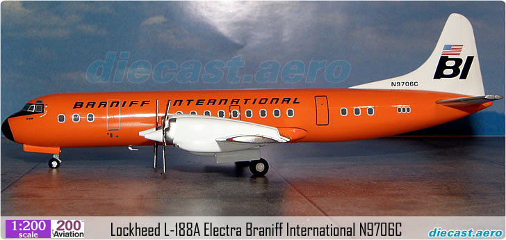 Lockheed L-188A Electra Braniff International N9706C