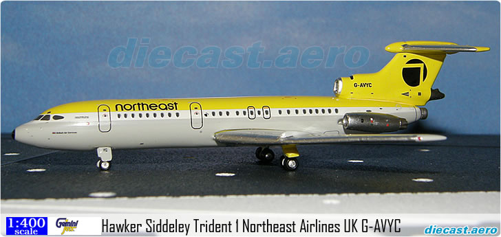 Hawker Siddeley Trident 1 Northeast Airlines UK G-AVYC
