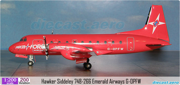Hawker Siddeley 748-266 Emerald Airways G-OPFW