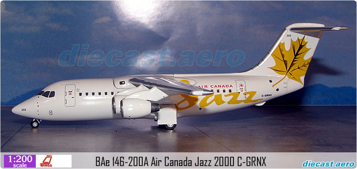 BAe 146-200A Air Canada Jazz 2000 C-GRNX