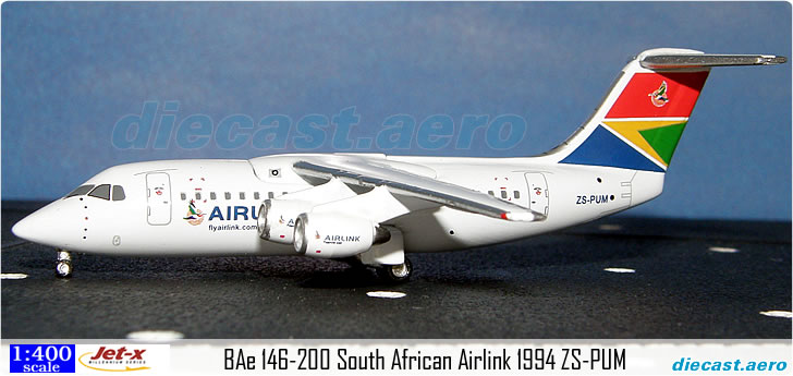 BAe 146-200 South African Airlink 1994 ZS-PUM