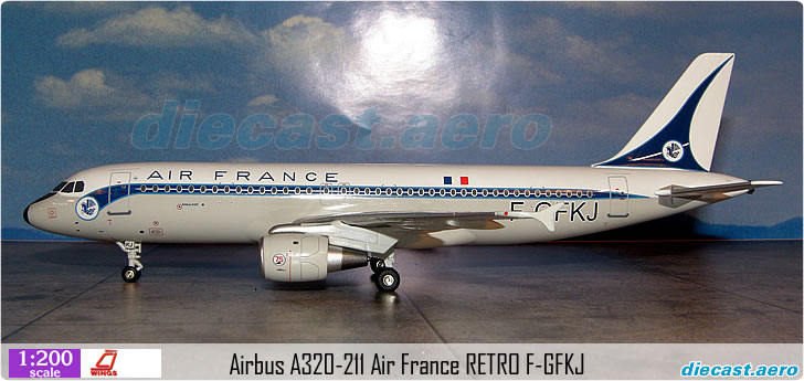 Airbus A320-211 Air France RETRO F-GFKJ