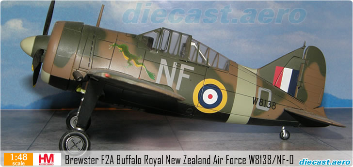 Brewster F2A Buffalo Royal New Zealand Air Force W8138/NF-O