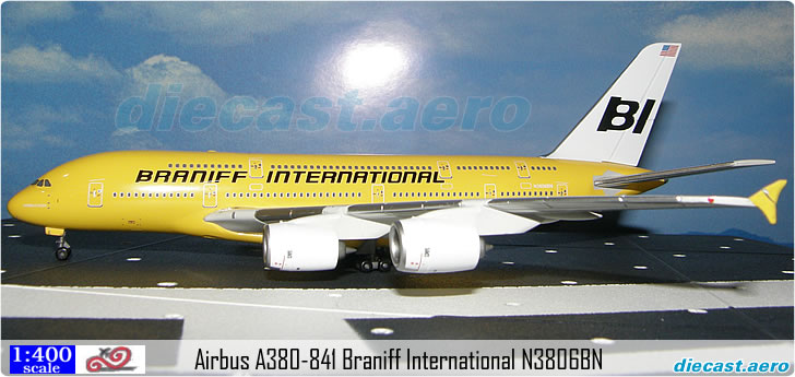 Airbus A380-841 Braniff International N3806BN