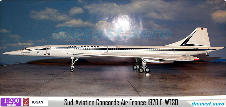 Sud-Aviation Concorde Air France 1970 F-WTSB