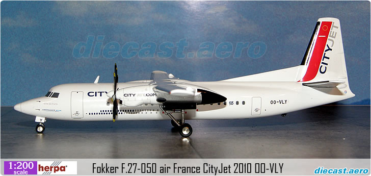 Fokker F.27-050 air France CityJet 2010 OO-VLY