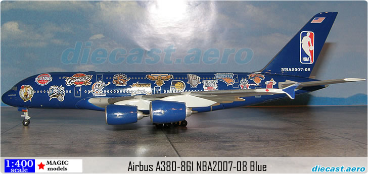 Airbus A380-861 NBA2007-08 Blue