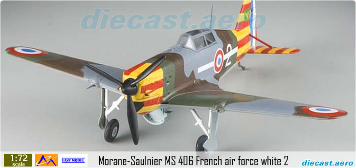 Morane-Saulnier MS 406 French air force white 2