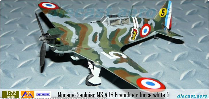 Morane-Saulnier MS 406 French air force white 5